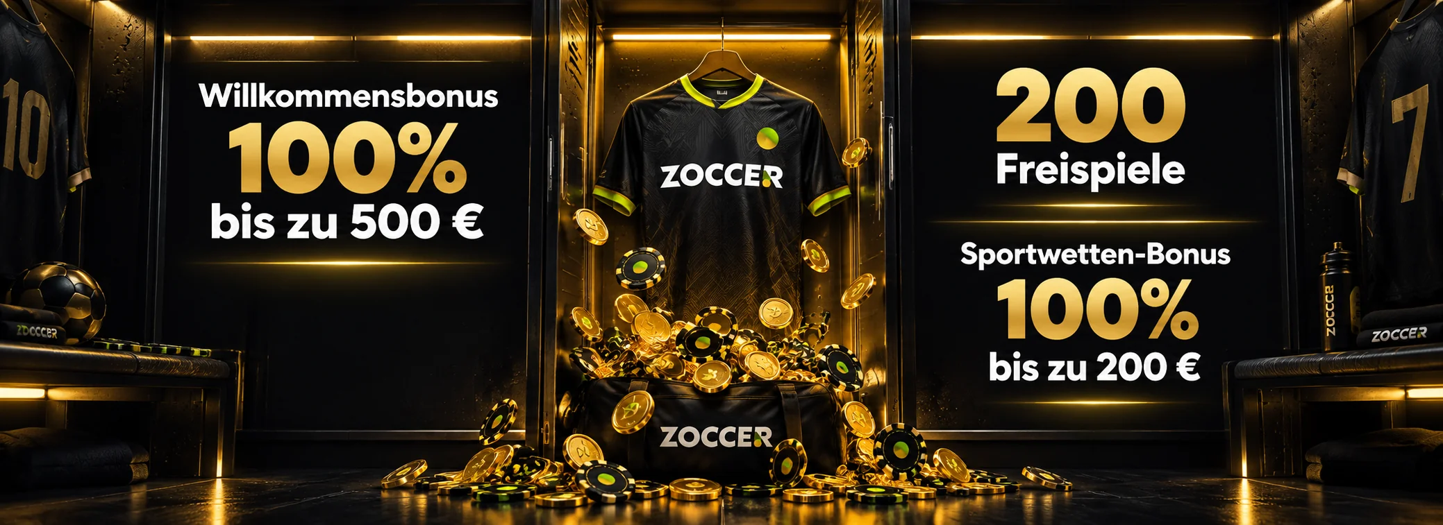 500 € + 200 Freispiele